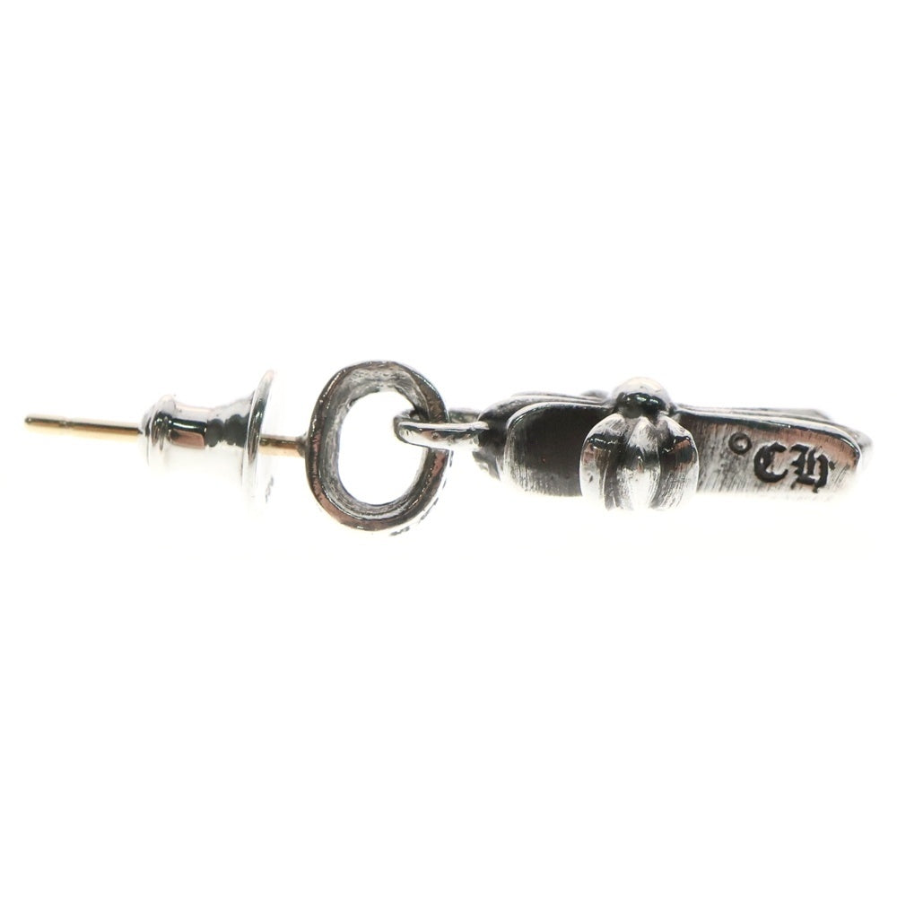 CHROME HEARTS(クロムハーツ) BBY F PPRCHN ベイビーファットクロス ドロップピアス シルバー BCA090