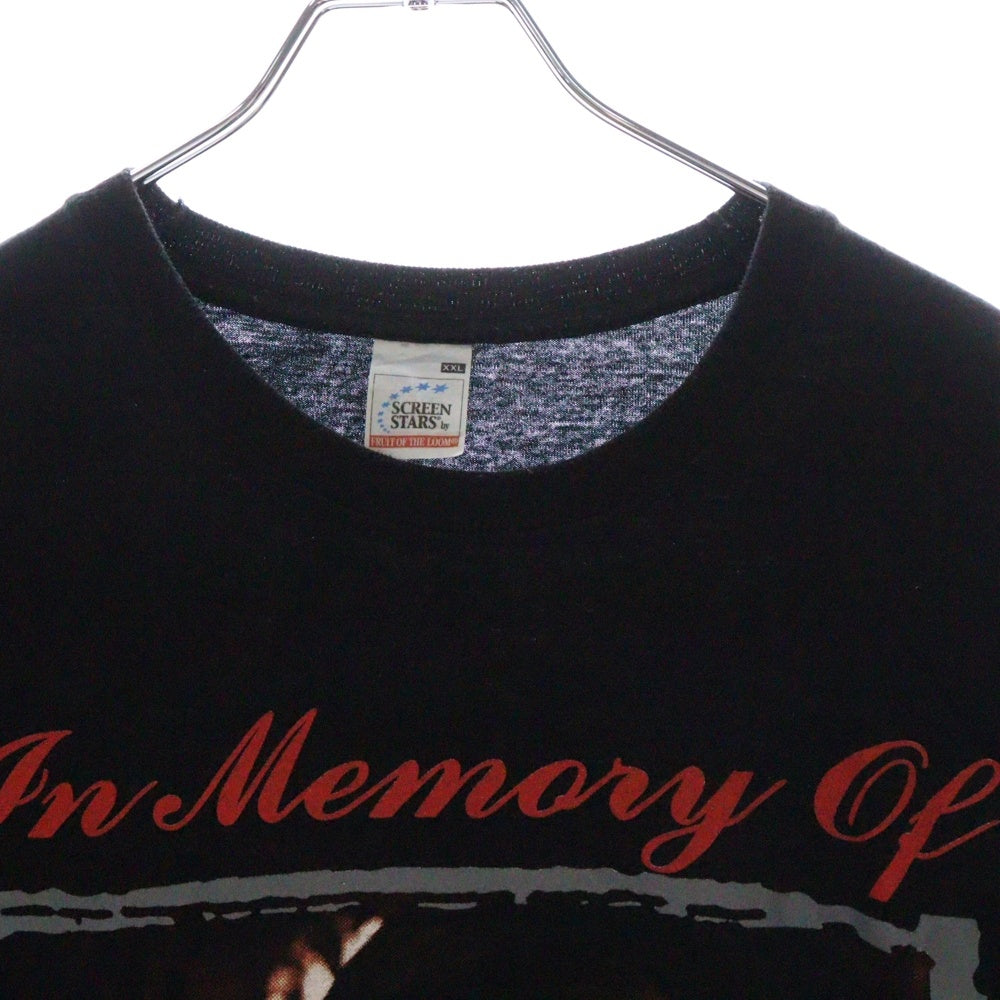 VINTAGE(ヴィンテージ) 00s Aaliyah Dana Haughton TRY AGAIN アリーヤ トライアゲイン 追悼Tシャツ 半袖カットソー ブラック