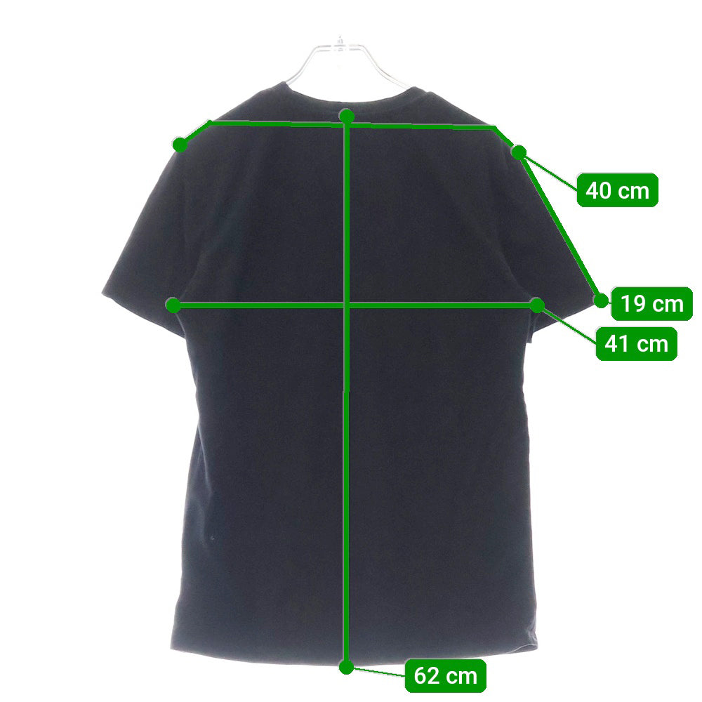 FENDI(フェンディ) スタッズ装飾 モンスターアイ クルーネック半袖Tシャツ FY0650 ブラック