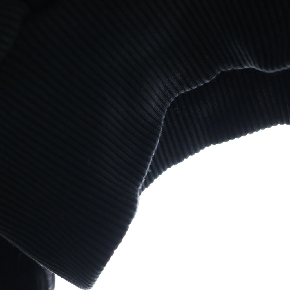 Calvin Klein Jeans(カルバンクラインジーンズ) Embossed Half Zip Sweatshirt エンボス ハーフジップ スウェット ブラック