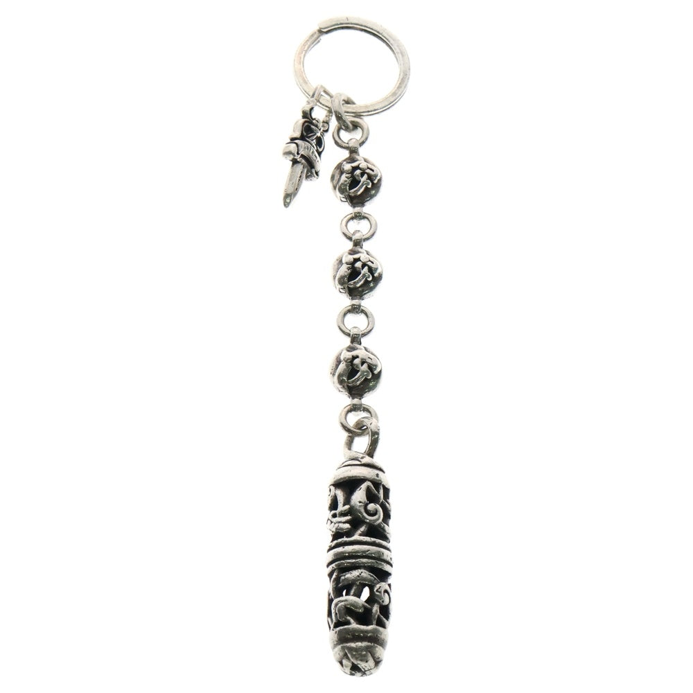 CHROME HEARTS(クロムハーツ) CELTIC ROLLER DAGGER ケルティックローラー ダガー キーチェーン キーリング キーホルダー シルバー