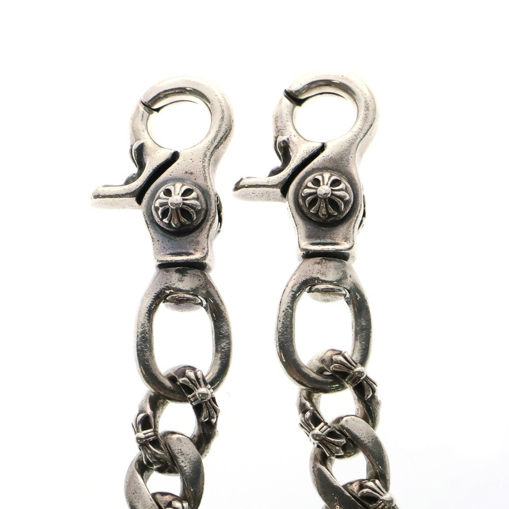 CHROME HEARTS(クロムハーツ) FANCY SHORT-T/2クリップショートファンシー ウォレットチェーン シルバー BCA077