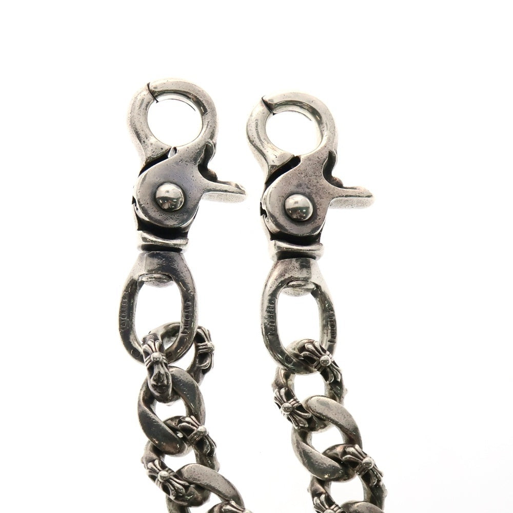 CHROME HEARTS(クロムハーツ) FANCY SHORT-T/2クリップショートファンシー ウォレットチェーン シルバー BCA077