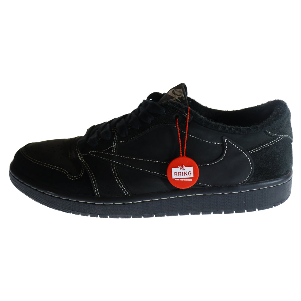 NIKE(ナイキ) ×TRAVIS SCOTT AIR JORDAN 1 LOW OG SP BLACK PHANTOM トラヴィススコット エアジョーダン1 ローカットスニーカー US10.5/28.5cm DM7866-001