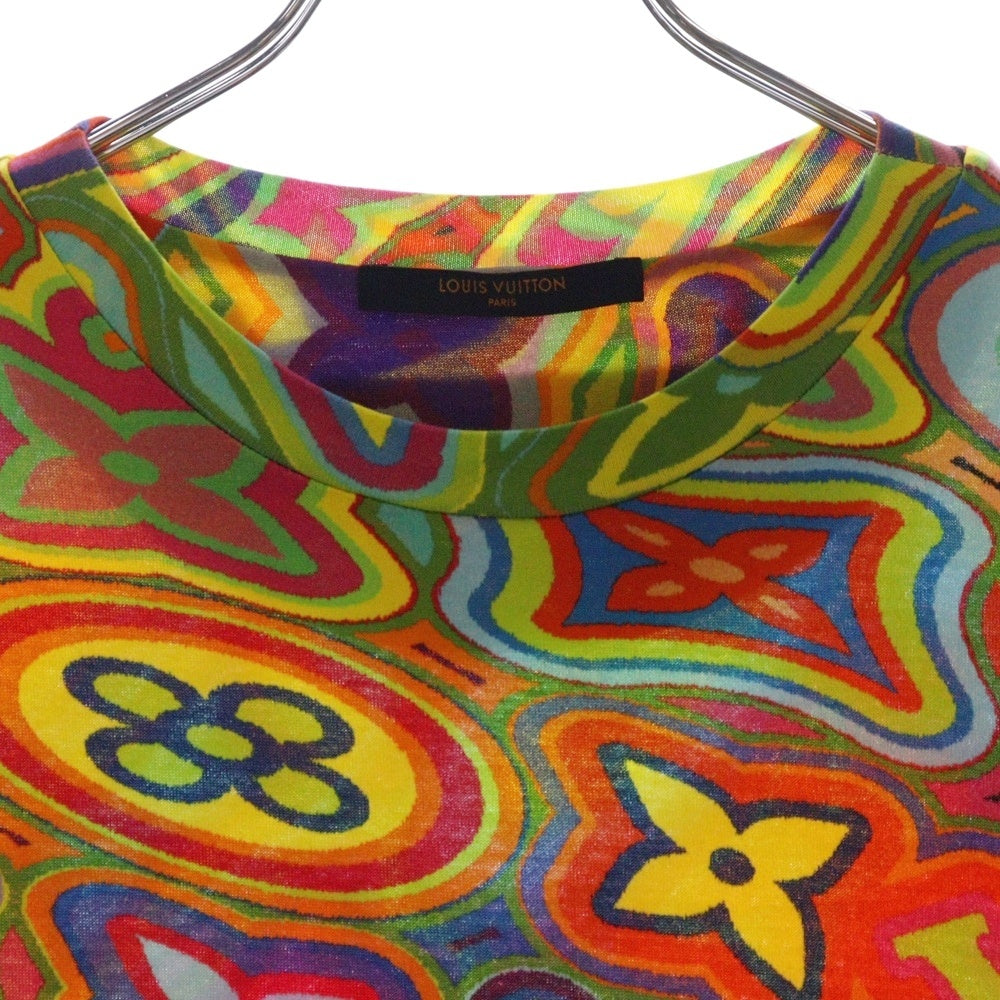 LOUIS VUITTON(ルイヴィトン) 21SS プリンテッドダミエLV 半袖Tシャツ カットソー RM211 NPG HKY74W