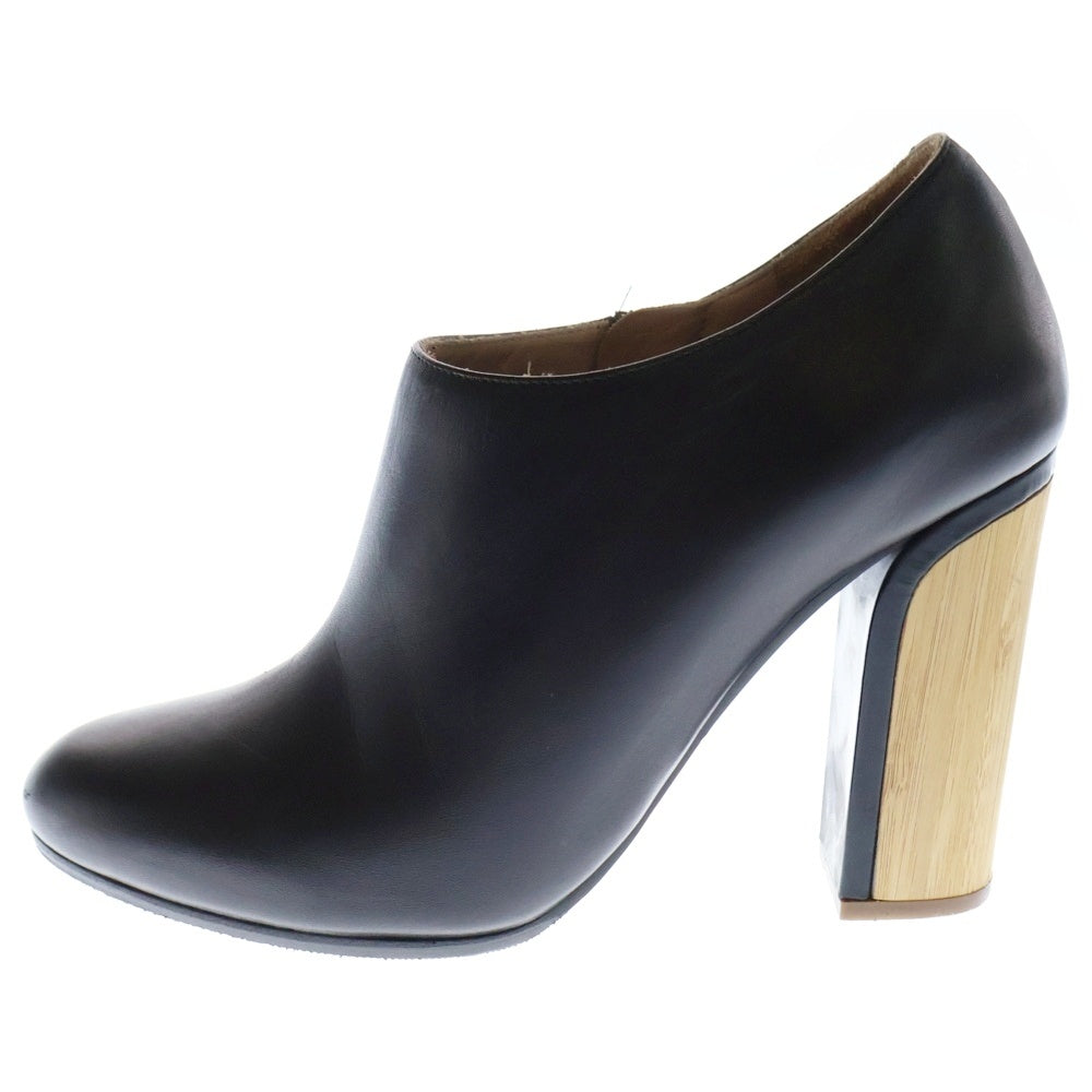 Chloe(クロエ) ウッドヒール レザーパンプス CH21175 ブラック レディース