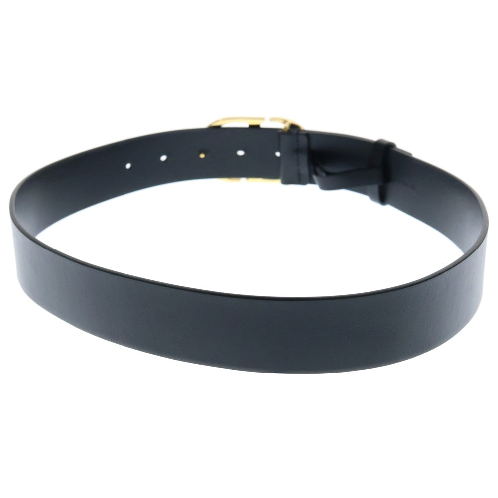 DIOR(ディオール) 30 MONTAIGNE モンテーニュ CDロゴバックル レザーベルト 23-MA-0231 ゴールド/ブラック