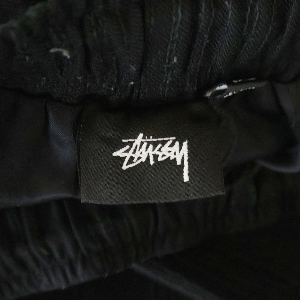 STUSSY(ステューシー) BEACH PANT STITCH STRIPE ステッチストライプ ビーチパンツ ブラック 116649