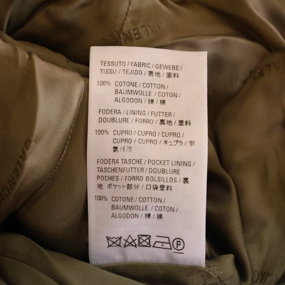 BALENCIAGA(バレンシアガ) OVERSIZED TRENCH COAT JACKET オーバーサイズ ロングトレンチコート ジャケット 626568 TEP11 ブラウン