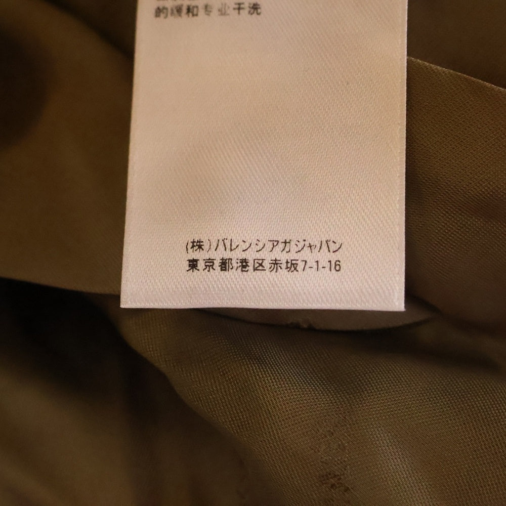 BALENCIAGA(バレンシアガ) OVERSIZED TRENCH COAT JACKET オーバーサイズ ロングトレンチコート ジャケット 626568 TEP11 ブラウン