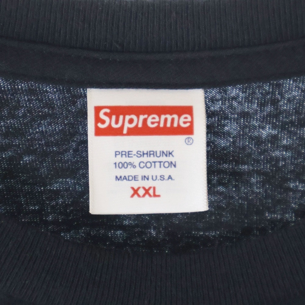 SUPREME(シュプリーム) 24SS Shadow Tee シャドーT クルーネック 半袖カットソー Tシャツ ブラック