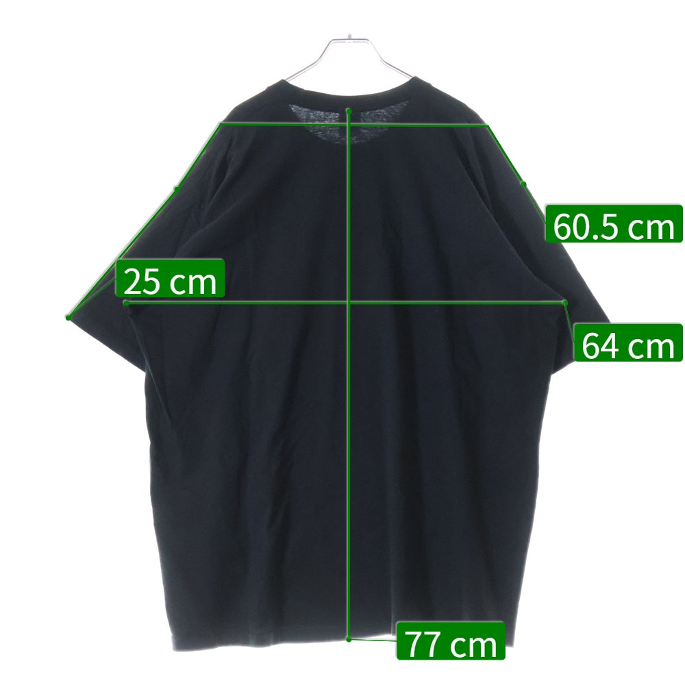 SUPREME(シュプリーム) 24SS Shadow Tee シャドーT クルーネック 半袖カットソー Tシャツ ブラック