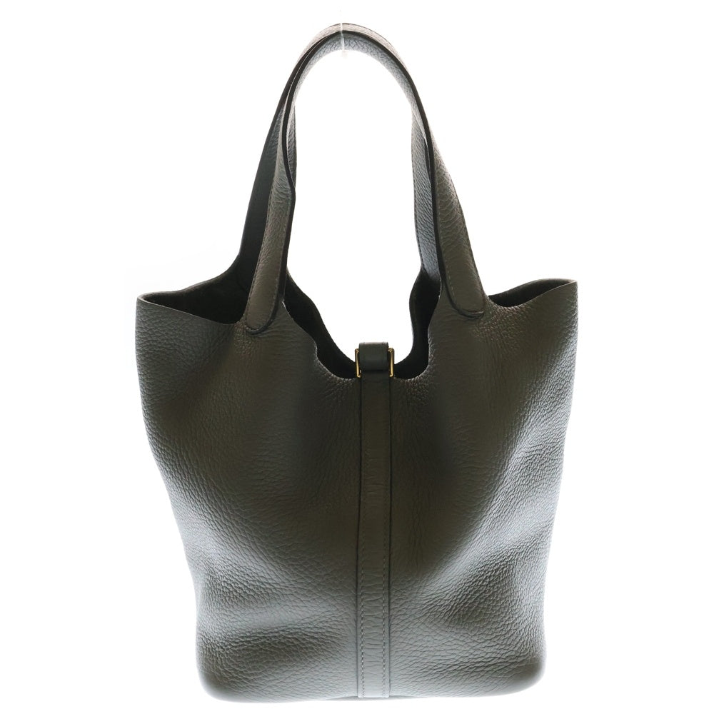 HERMES(エルメス) ピコタンロックMM ゴールド金具 ハンドバッグ Z刻印 2021年製 グレー