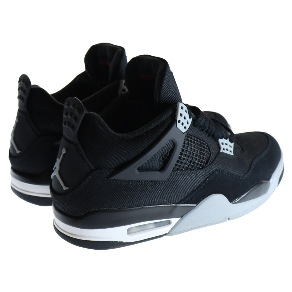 NIKE(ナイキ) AIR JORDAN 4 RETRO SE BLACK AND LIGHT STEEL エア ジョーダン レトロ ハイカットスニーカー DH7138-006 ブラック US10/28.0cm