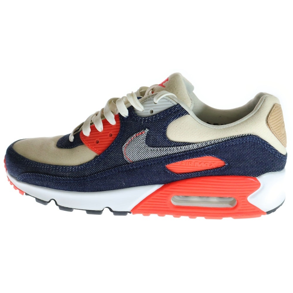 NIKE(ナイキ) ×DENHAM AIR MAX 90 INFRARED デンハム エアマックス 90 インフラレッド ローカットスニーカー CU1646-400 インディゴ US10/28.0cm