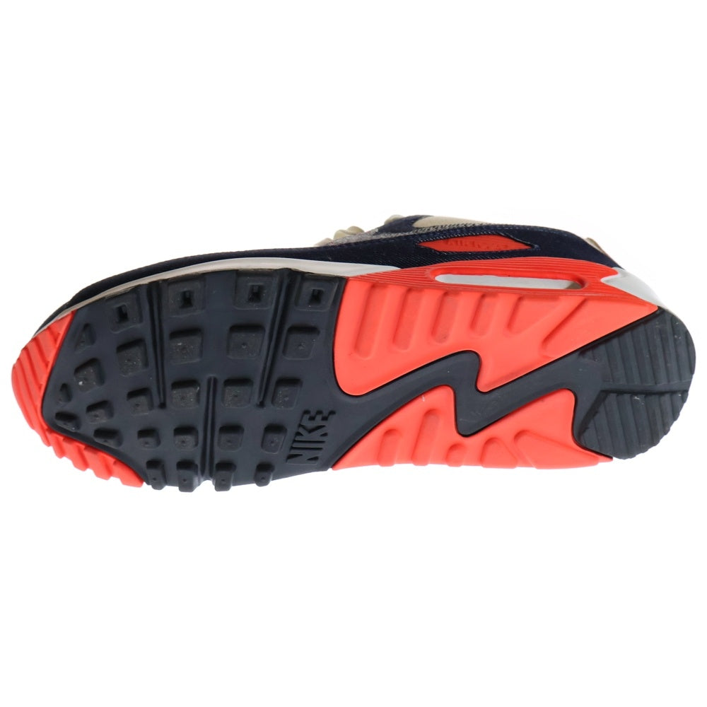 NIKE(ナイキ) ×DENHAM AIR MAX 90 INFRARED デンハム エアマックス 90 インフラレッド ローカットスニーカー CU1646-400 インディゴ US10/28.0cm