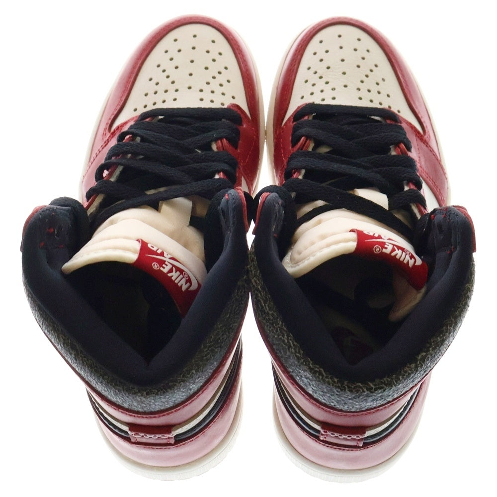 NIKE(ナイキ) AIR JORDAN 1 HIGH OG CHICAGO LOST & FOUND エアジョーダン1 シカゴ ロストアンドファウンド ハイカットスニーカー DZ5485-612 ホワイト/レッド US4.5/23.5cm