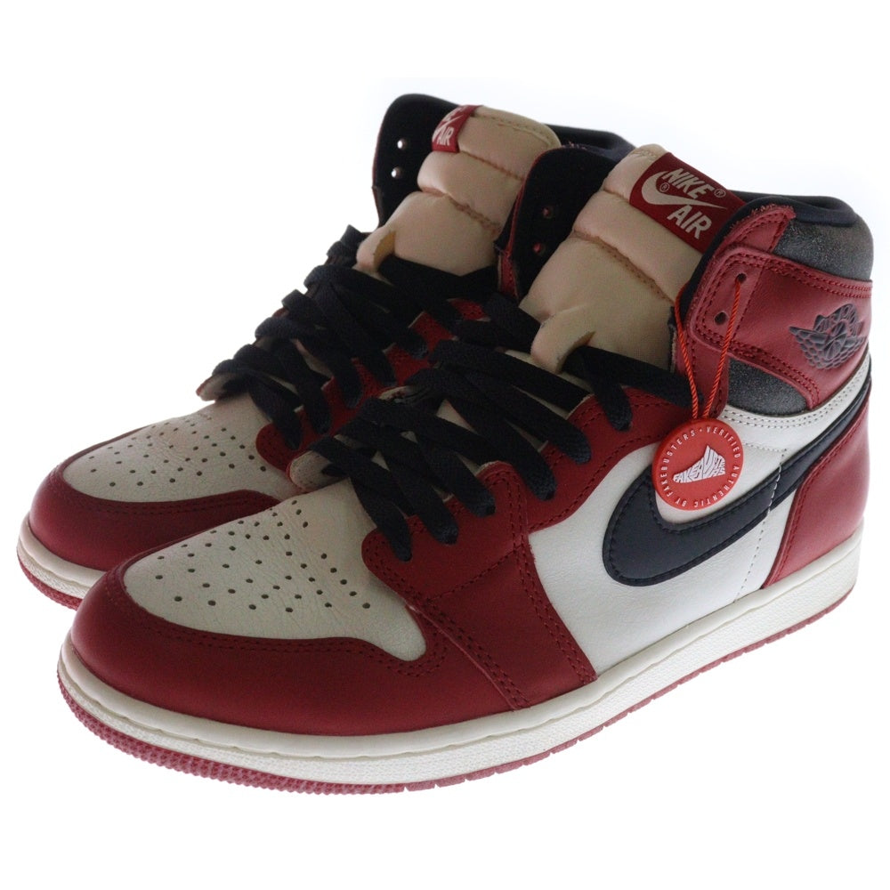 NIKE(ナイキ) AIR JORDAN 1 エアジョーダン1 ハイ OG ロスト & ファウンド シカゴ ハイカットスニーカー レッド/ホワイト US10/28cm DZ5485-612