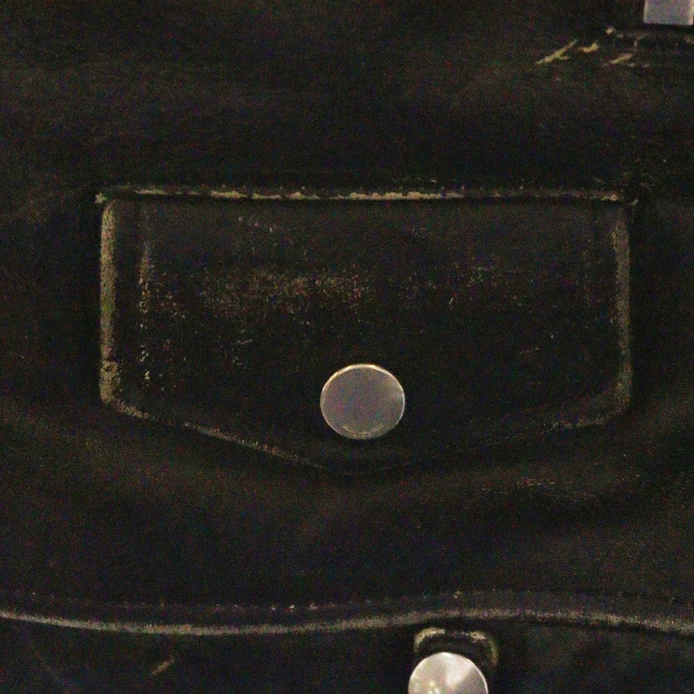 SAINT LAURENT PARIS(サンローランパリ) 16SS 397290 Y5QD1 2015 L01 ヴィンテージ加工 ダブルライダース レザージャケット ブラック