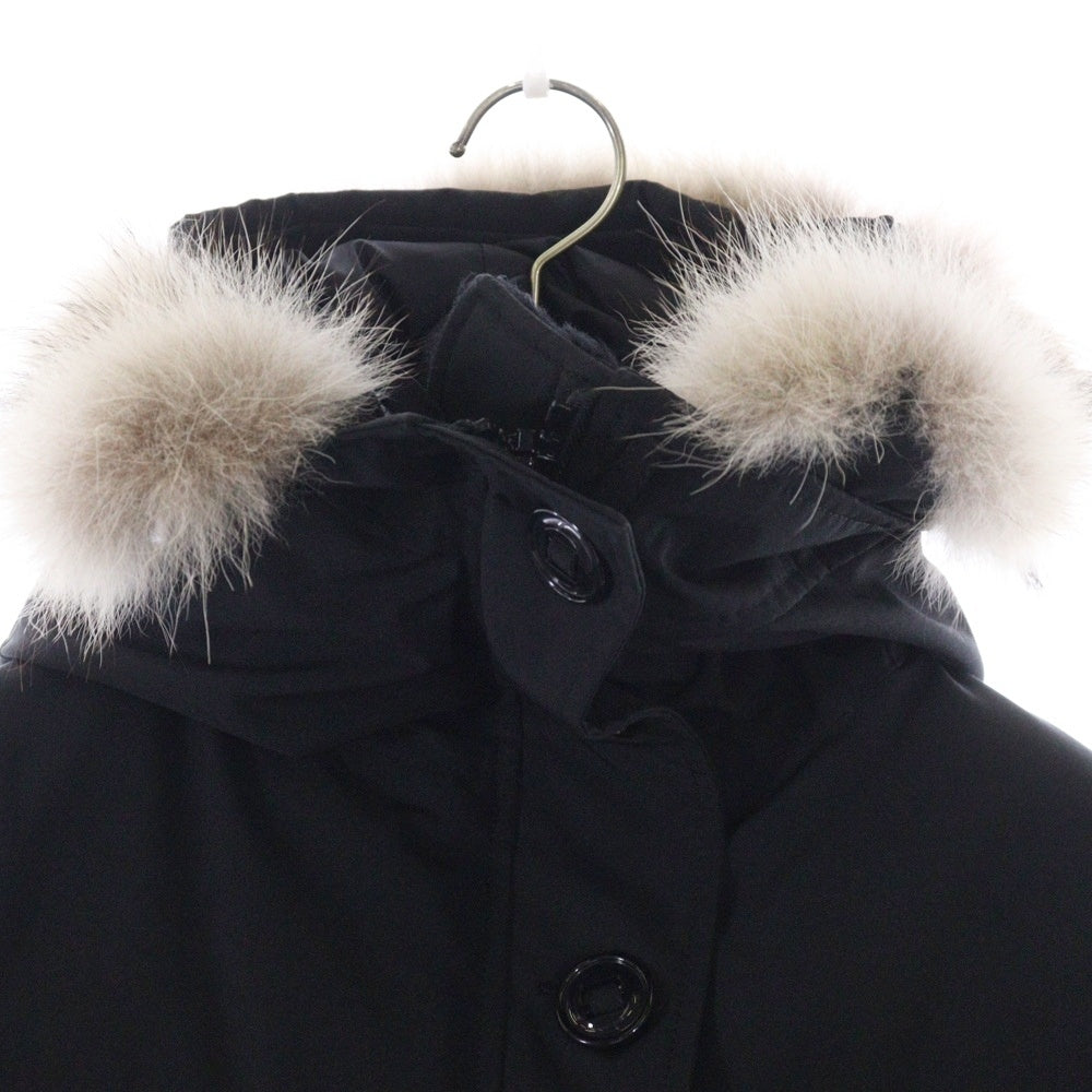 CANADA GOOSE(カナダグース) BRONTE PARKA コヨーテファー ブロンテパーカー ダウンジャケット ブラック レディース 2603JL