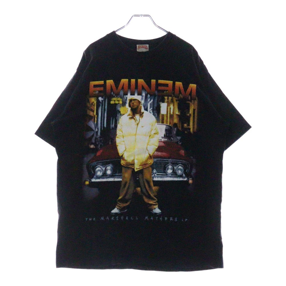 VINTAGE(ヴィンテージ) 00s EMINEM The Marshall Mathers LP エミネム マーシャル マザーズ 両面プリントTシャツ 半袖カットソー ブラック