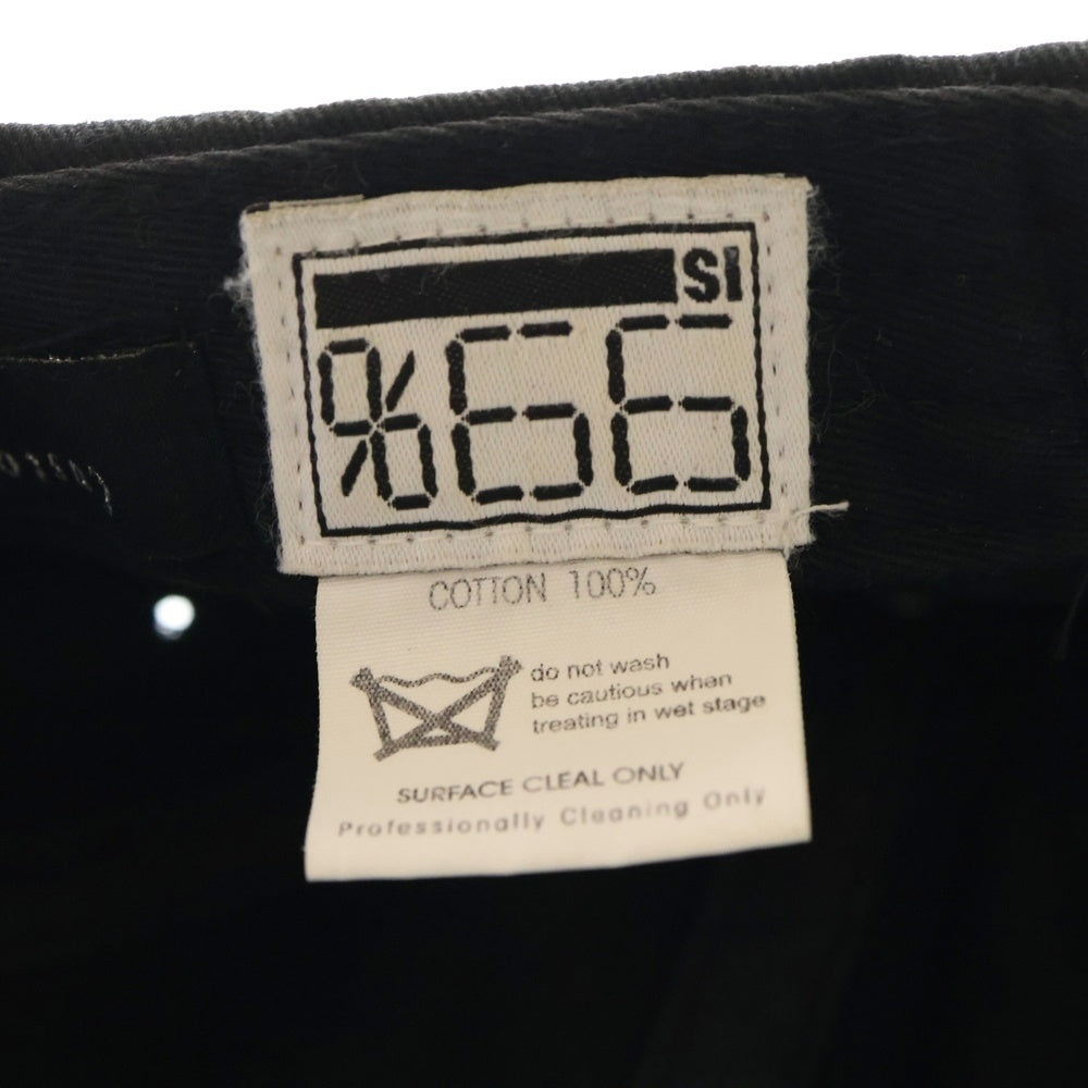 99%is(ナインティナインパーセントイズ) GHOST CAP ダメージ加工 キャップ ブラック