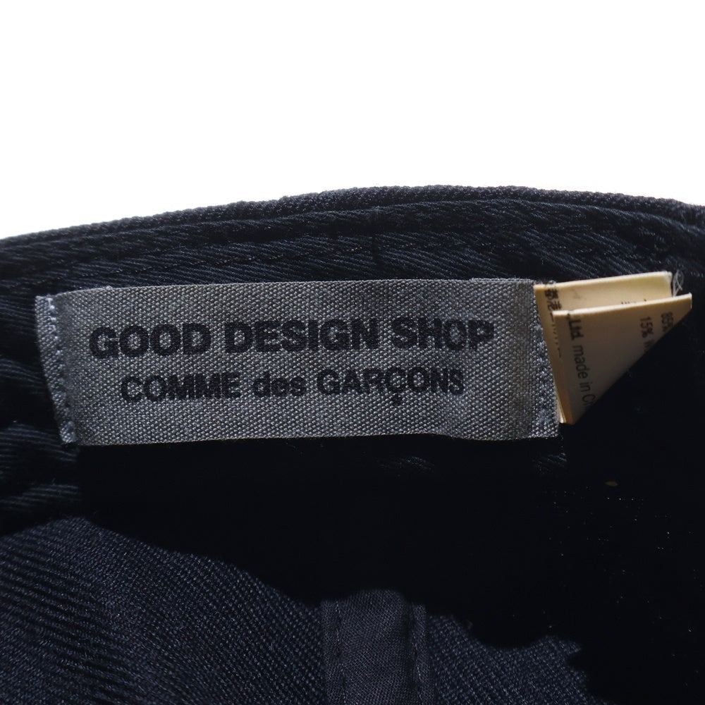 COMME des GARCONS CDG(コムデギャルソン シーディージー) ロゴワッペン スナップバッグ キャップ ブラック IS-K601