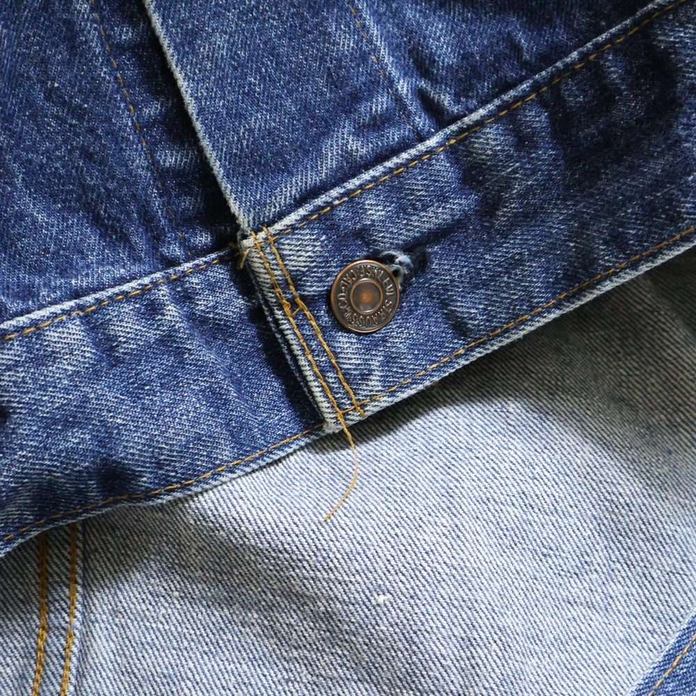 Levi's(リーバイス) 70S VINTAGE 70505-0217 ヴィンテージ USA製 スモールe 紙パッチ デニム トラッカージャケット インディゴ