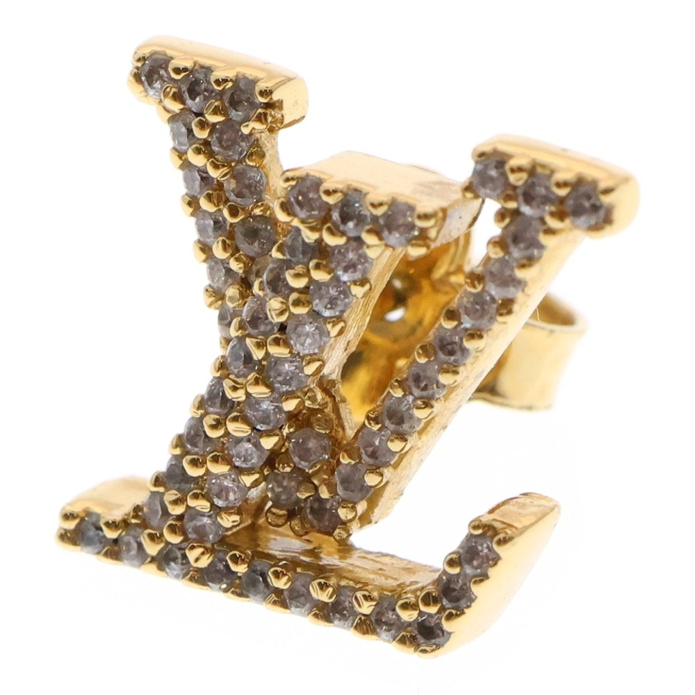 LOUIS VUITTON(ルイヴィトン) LVアイコニックストラスモノグラ ピアス ゴールド M00609