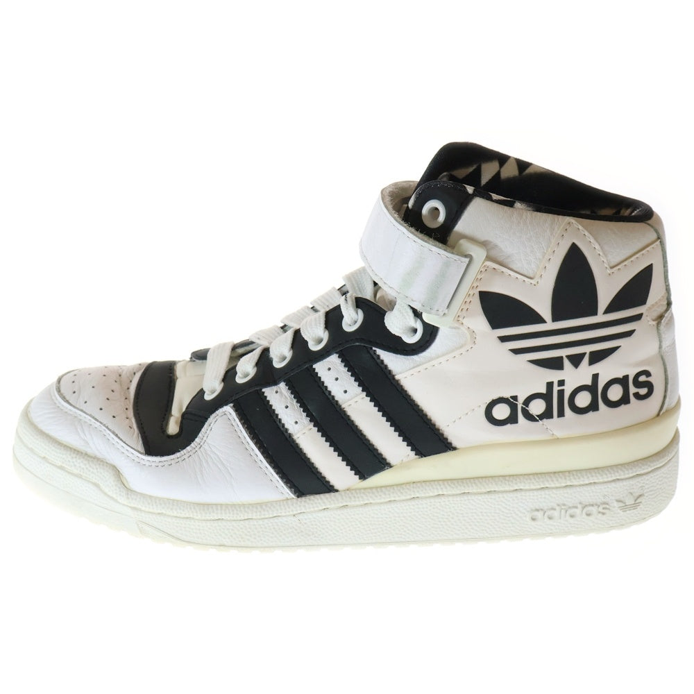 adidas(アディダス) ロゴパッチ ハイカットスニーカー B1919 ブラック/ホワイト