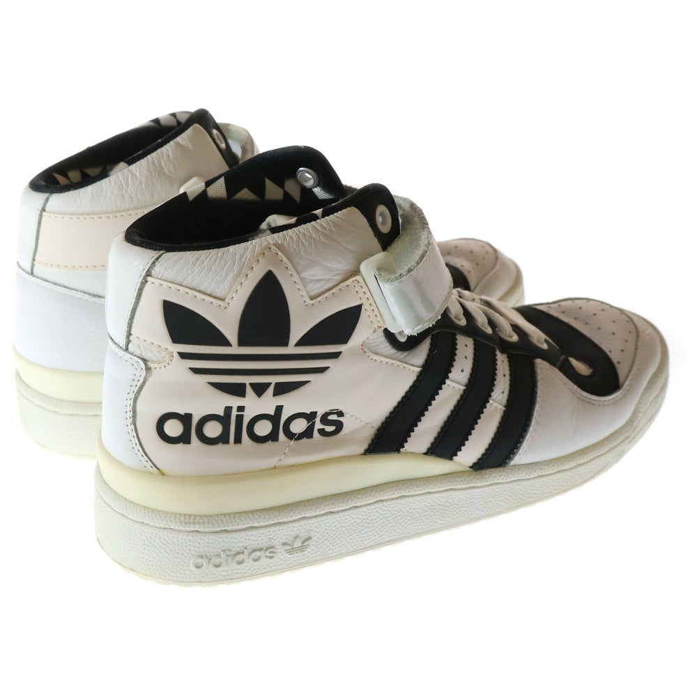 adidas(アディダス) ロゴパッチ ハイカットスニーカー B1919 ブラック/ホワイト
