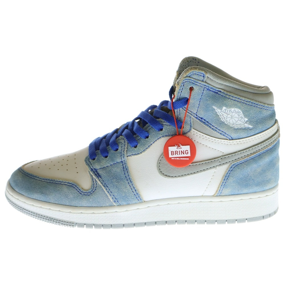 NIKE(ナイキ) Air Jordan 1 High OG Hyper Royal エアジョーダン1 ハイ OG ハイパーロイヤル ハイカットスニーカー 575441-402 ブルー/ホワイト レディース US7Y/25cm