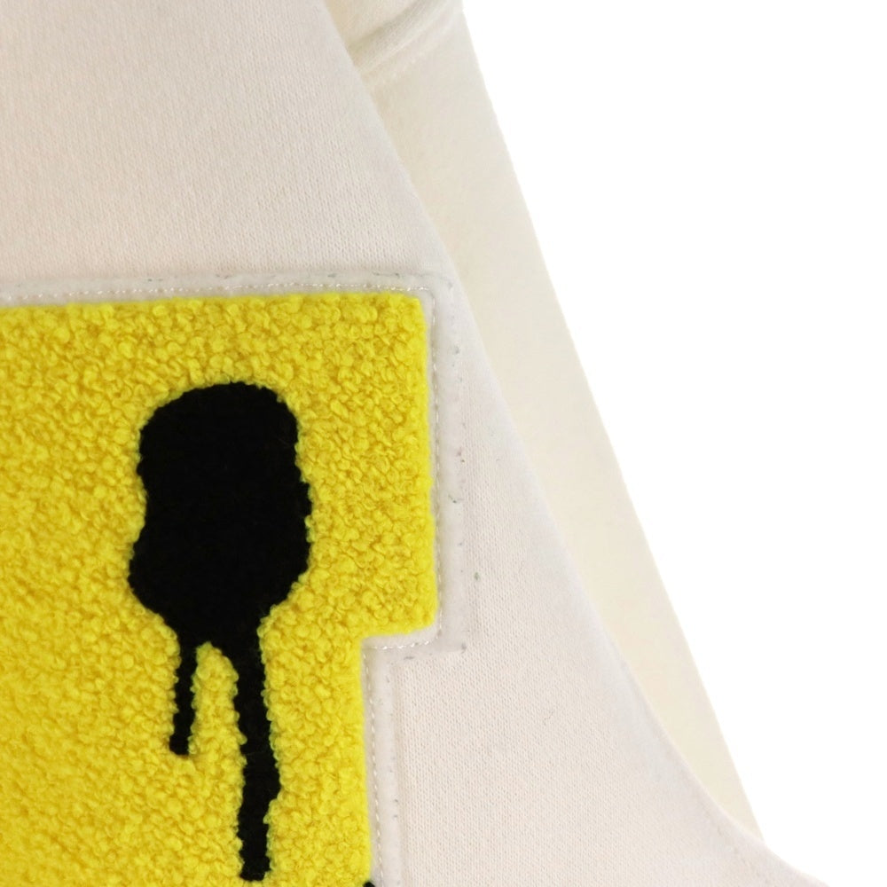 STUD MUFFIN(スタッド マフィン) BIG M スプレースマイル プルオーバーパーカー 114-02359 ホワイト