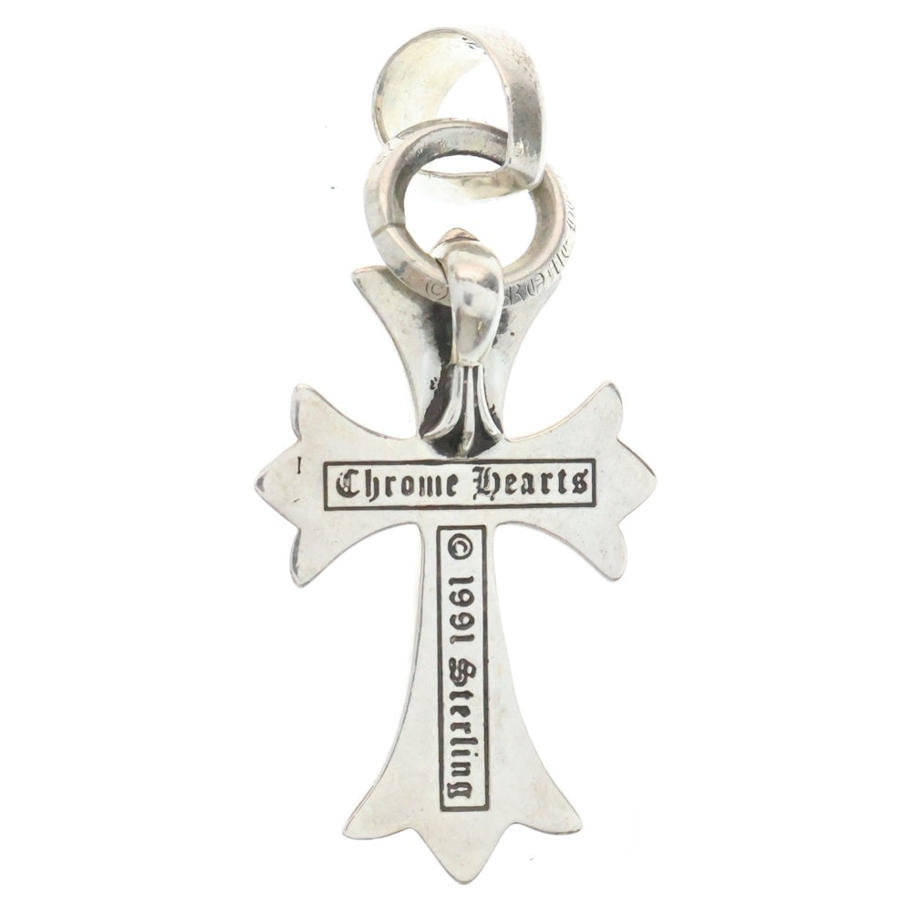 CHROME HEARTS(クロムハーツ) CH CRS SML W/BALE Wベイル スモールCHクロス ペンダントトップ シルバー BCA218