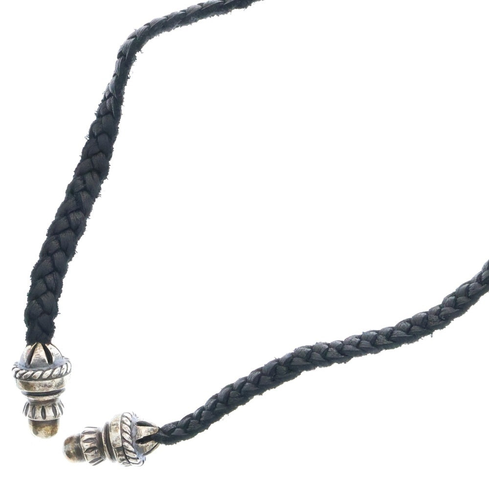 CHROME HEARTS(クロムハーツ) レザーブレード ボロチップ ブラック/シルバー