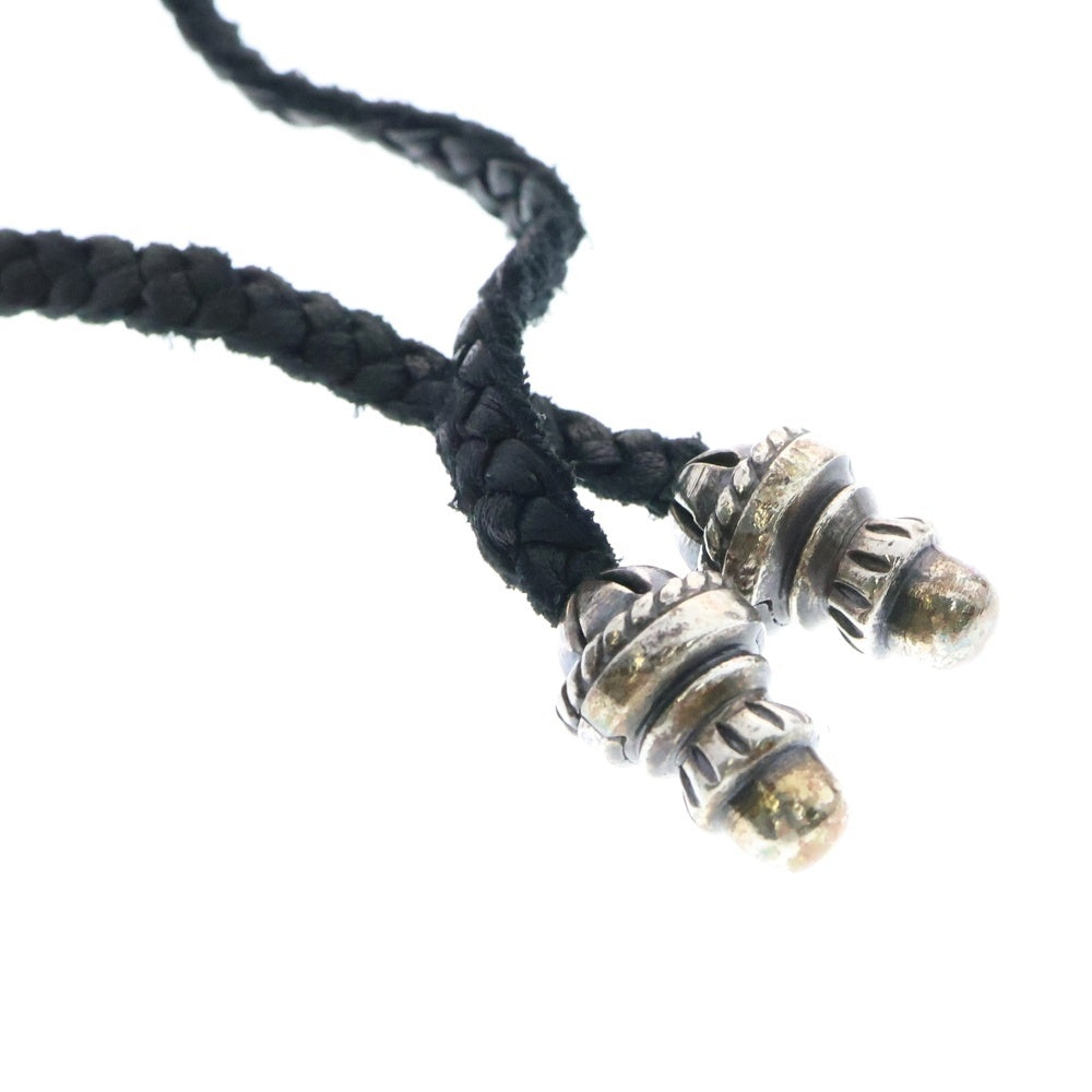 CHROME HEARTS(クロムハーツ) レザーブレード ボロチップ ブラック/シルバー