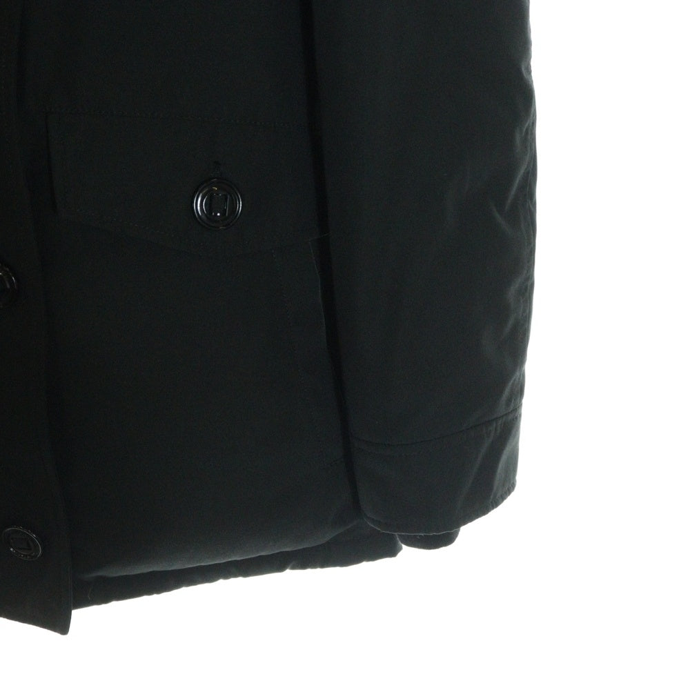 CANADA GOOSE(カナダグース) CHARLOTTE PARKA シャーロットパーカー ロゴワッペン ファー フード付き ダウンジャケット 2300JL ブラック