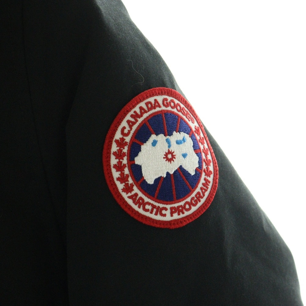 CANADA GOOSE(カナダグース) CHARLOTTE PARKA シャーロットパーカー ロゴワッペン ファー フード付き ダウンジャケット 2300JL ブラック