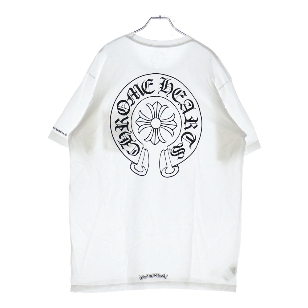 CHROME HEARTS(クロムハーツ) HORSESHOE S/S TEE ホースシューロゴ 半袖Tシャツ カットソー ホワイト