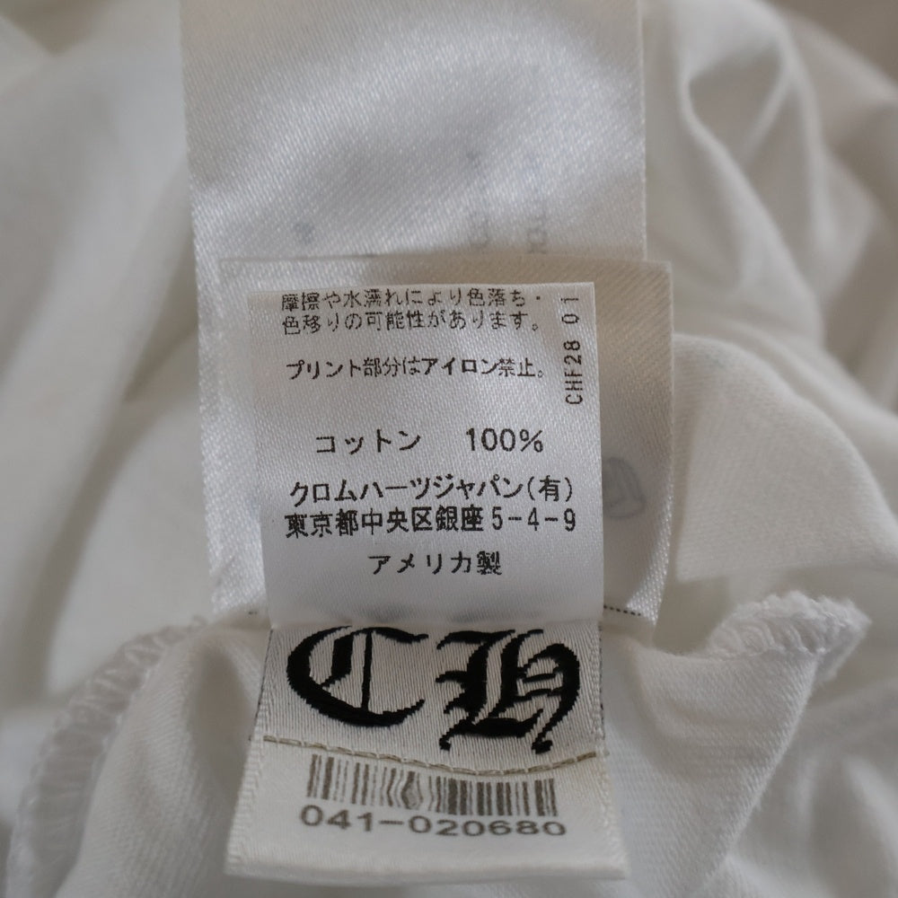 CHROME HEARTS(クロムハーツ) HORSESHOE S/S TEE ホースシューロゴ 半袖Tシャツ カットソー ホワイト