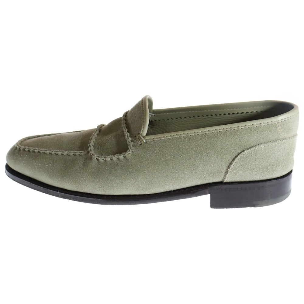 JOHN LOBB(ジョンロブ) スウェード ローファー ドレスシューズ グリーン 289333