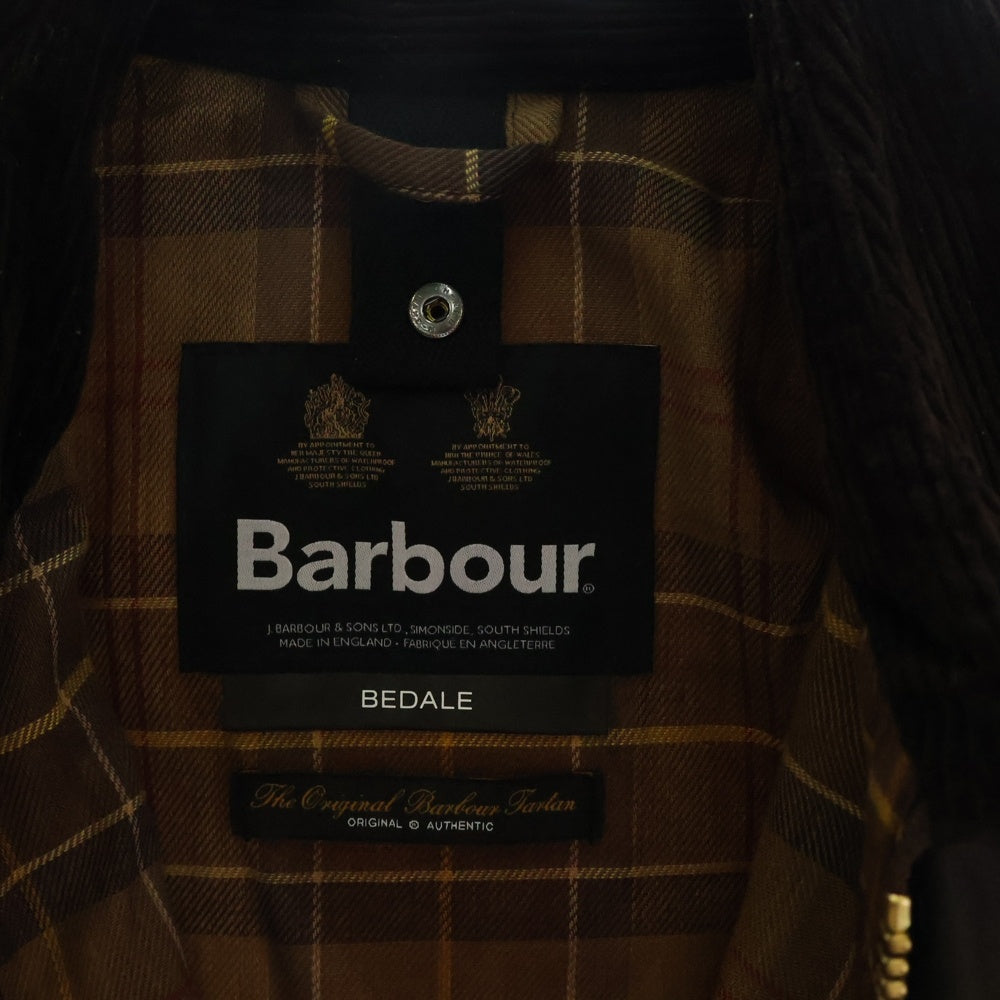 Barbour(バブアー) オイルコーティング ジップアップジャケット ブラウン 242MWX0018