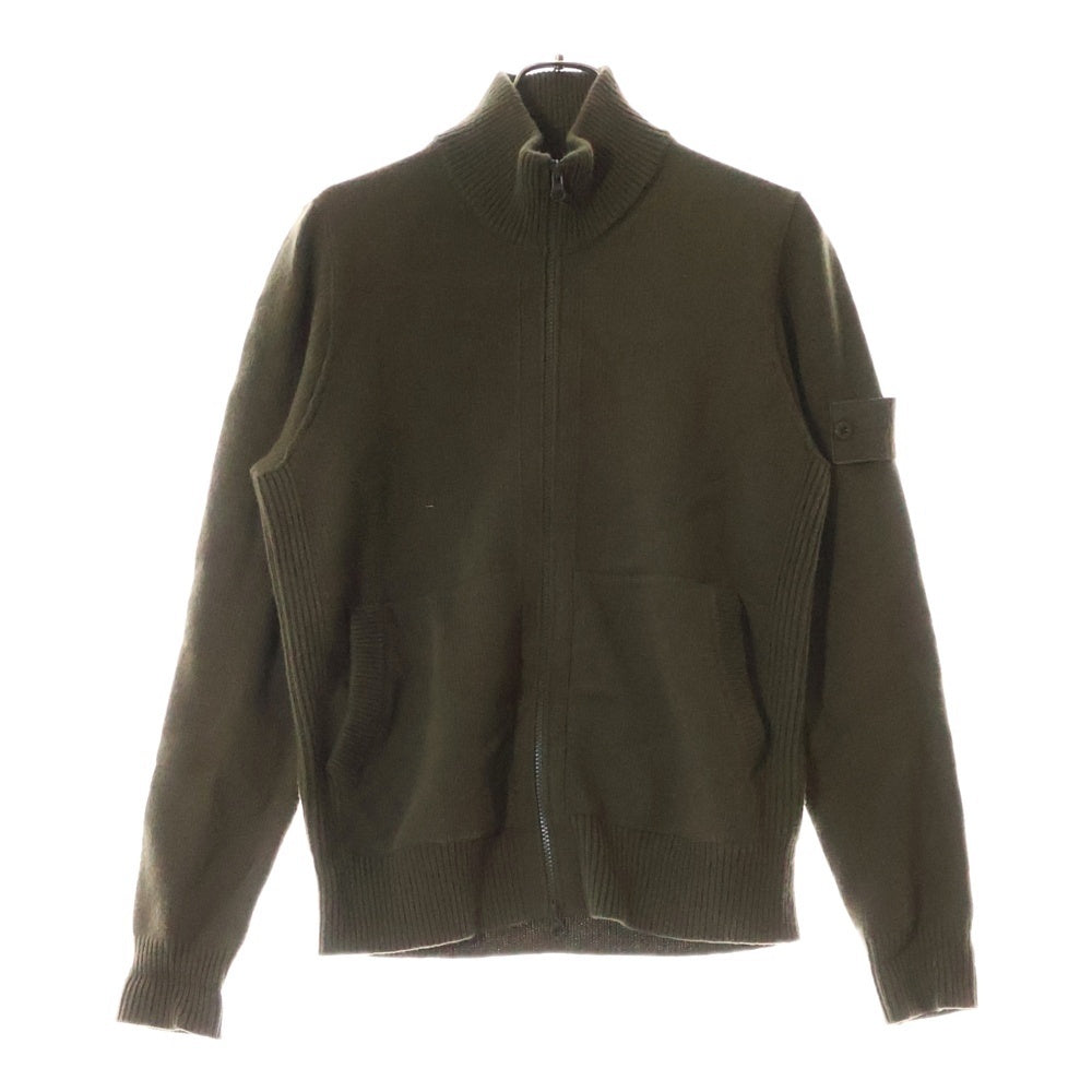 STONE ISLAND(ストーンアイランド) GHOST ZIP UP KNIT 8115572FA ゴーストシリーズ ジップアップ ニット カーキ
