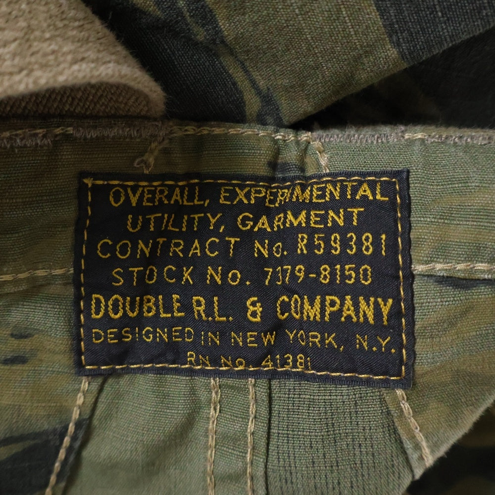 RRL(ダブルアールエル) 22SS カモリップストップオーバーオール グリーン
