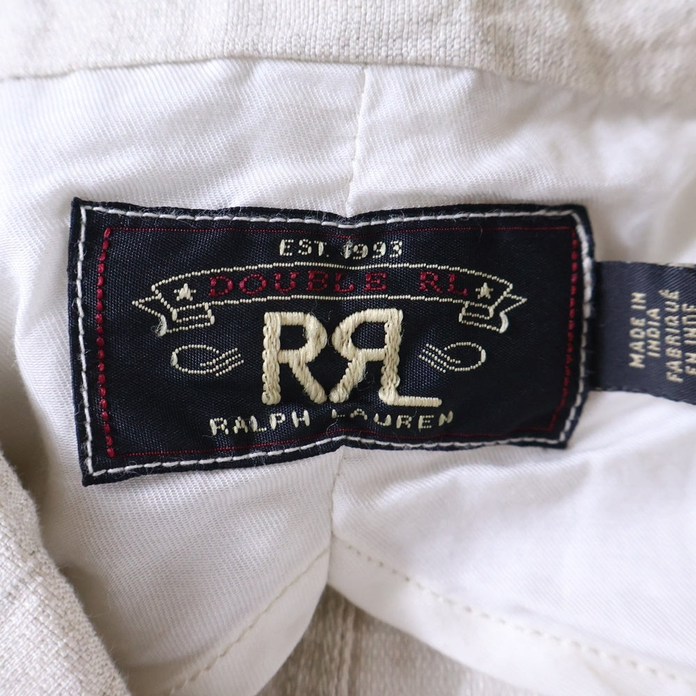 RRL(ダブルアールエル) リネン シングルテーラードジャケット アイボリー