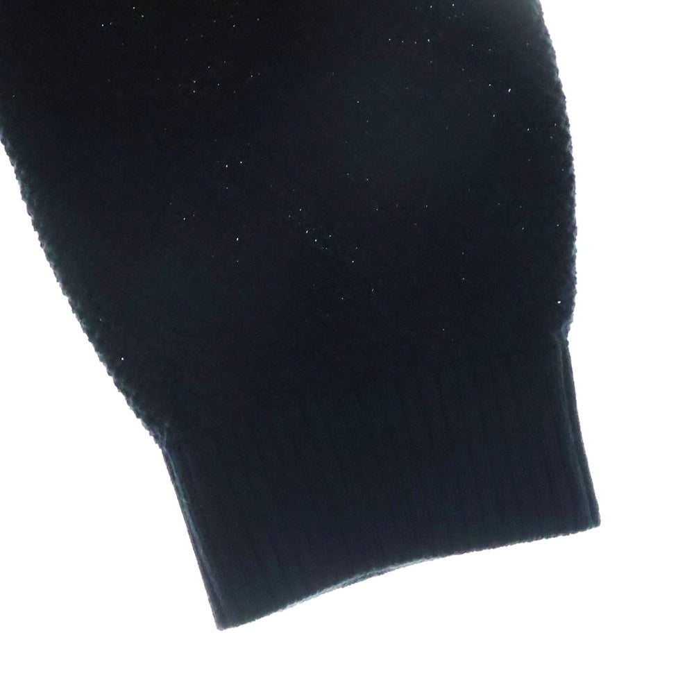 NO BRAND(ノーブランド) MYTHINKS マイシンクス 長袖ニットカーディガン ジャケット ブラック