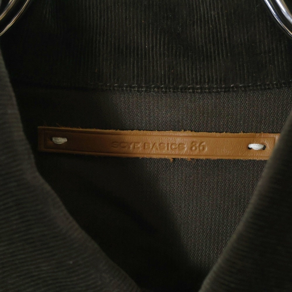 SCYE BASICS(サイベーシックス) Corduroy Trucker Jacket コーデュロイ トラッカージャケット 5724-63543 ダークブラウン