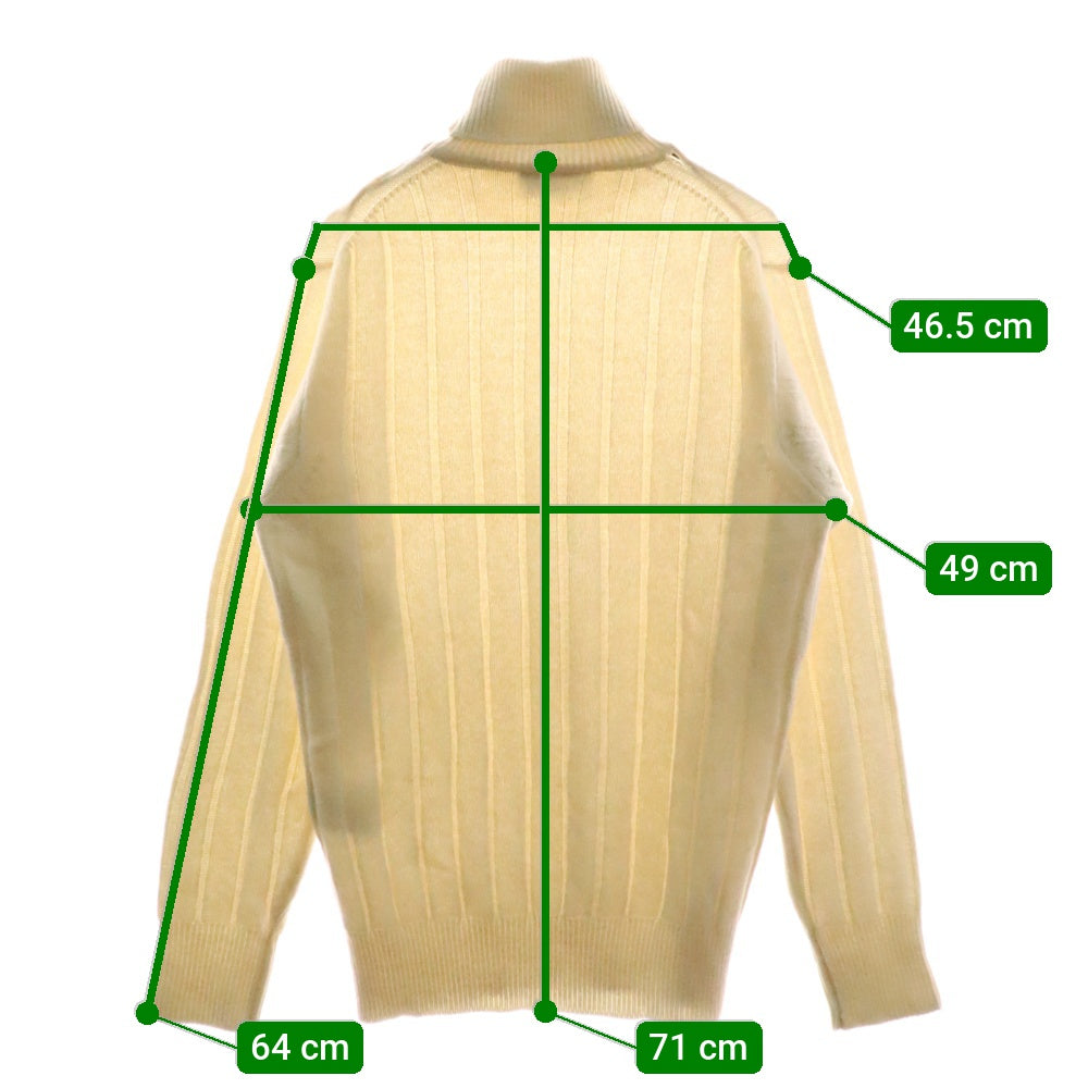 LARDINI(ラルディーニ) カシミヤ混 タートルネックニット セーター KN.1806 ホワイト