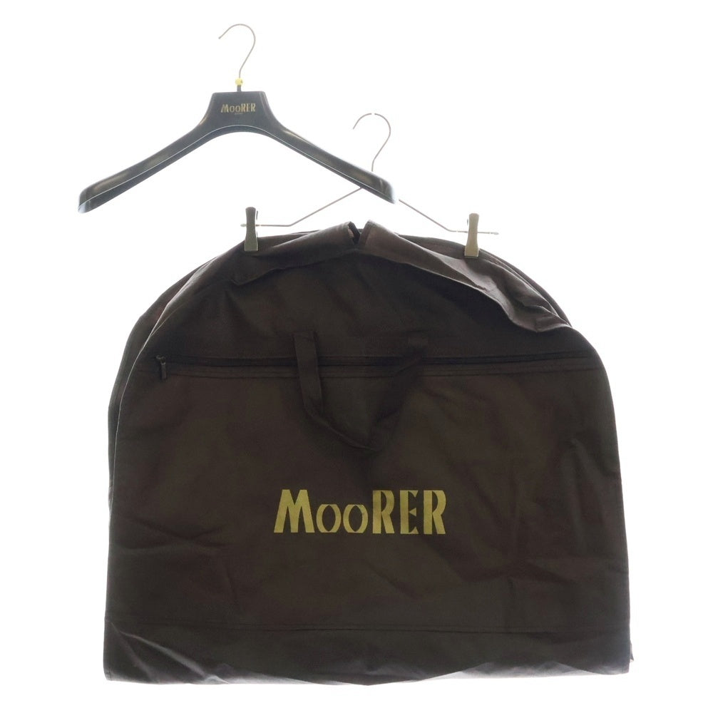 MOORER(ムーレー) ALBORI OS フーデッドナイロンジャケット ブルゾン ネイビー