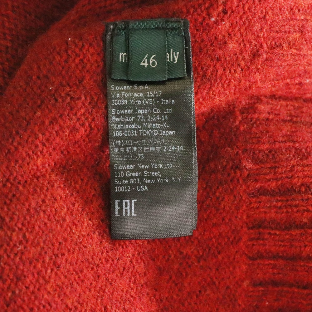 ZANONE(ザノーネ) ウールニットセーター レッド 811902